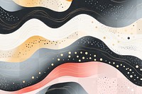 Abstract wavy colorful   png paint texture, transparent background