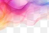 Vibrant abstract gradient waves  png paint texture, transparent background