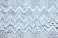 Blue zigzag pattern  fabric texture png overlay effect, transparent background