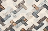 Patchwork quilt textile pattern fabric texture png overlay effect, transparent background