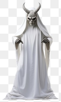 PNG Skull devil costume white white background. 