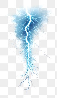 PNG Lightning illustration storm blue.