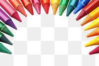 PNG Crayons border frame tools back arrangement.