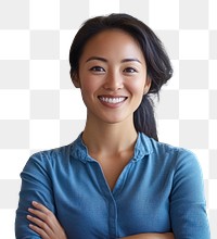 Asian business woman person female happy.