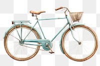 PNG  Vintage bicycle illustration bike art.