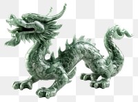 PNG Jade chinese dragon jade statue accessories.