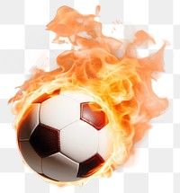 PNG Burning Football sports fire photography.