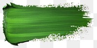 PNG Green flat paint brush stroke brushstroke vegetable abstract.