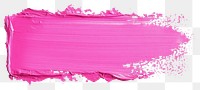 PNG Pink flat paint brush stroke brushstroke artistic texture.