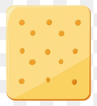 PNG Bread sticky notes illustration, transparent background