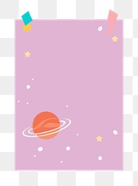 PNG Cute paper notes illustration, transparent background