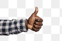 PNG Thumbs up gesture approval