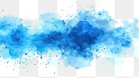 PNG Abstract blue watercolor splash