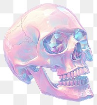 PNG  Skull and bones art illustration digital.