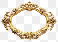 PNG Elegant ornate gold picture frame