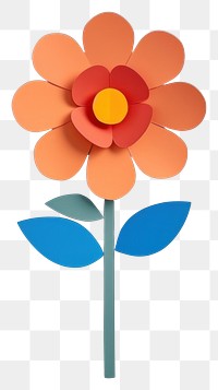 PNG Flower art plant paper.