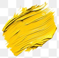 PNG Yellow paint brushstroke strokes contemporary expression.