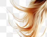 PNG Flowing blonde hair strands abstract