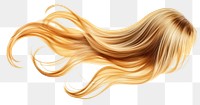 PNG Flowing blonde hair strands