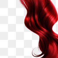 PNG Vibrant red hair texture shine