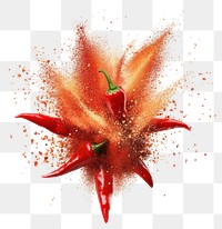 PNG Explosive red chili pepper art