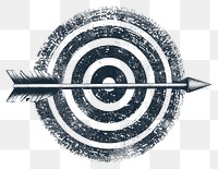 PNG Target with arrow illustration