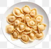 PNG Plate of ravioli pasta plate food 