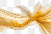 PNG Abstract flowing yellow fabric art