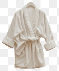 PNG Blouse white robe outerwear.