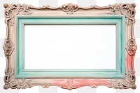 PNG Vintage wood frame white background architecture rectangle.