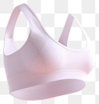 PNG White sport bra mockup accessories underwear accessory.