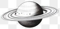 PNG Illustration of saturn drawing space 