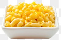 PNG Mac and cheese pasta food bowl.