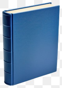 PNG Blue hard cover book blue white background publication.