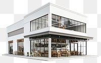 PNG Commercial building coffee shop architecture transportation restaurant.