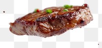 PNG Photo of flying Steak cooked steak meat food.