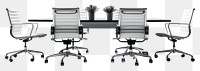 PNG Office furniture meeting chair. AI generated Image by rawpixel.