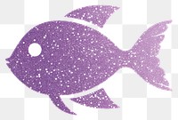 PNG Purple fish icon animal white background underwater.