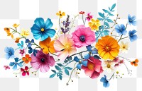 PNG Dreamy Retro Collages of flower art petal plant.