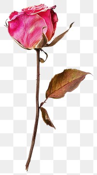 PNG Real Pressed a pink rose flower background dried.