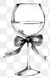 PNG Wine glass illustration drawing sketch.