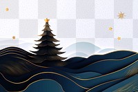 PNG Christmas tree christmas background elegant.