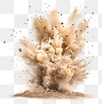 PNG Dirt Blast explosion particles dramatic.