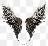 PNG Wings background design symmetrical.