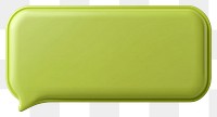 PNG Chartreuse-green long rectangle shape illustration graphic speech.