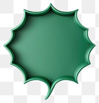 PNG Emerald-green octagon shape leaf leaf-shaped decorative.