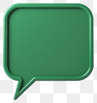 PNG Emerald-green tall rectangle shape illustration speech bubble.