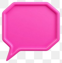 PNG Fuchsia-pink octagon shape illustration graphic bubble.