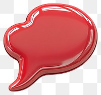 PNG Garnet-red thought bubble shape illustration graphic speech.