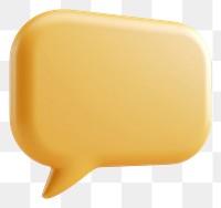 PNG Mustard-yellow Rectangle shape speech bubble communication.